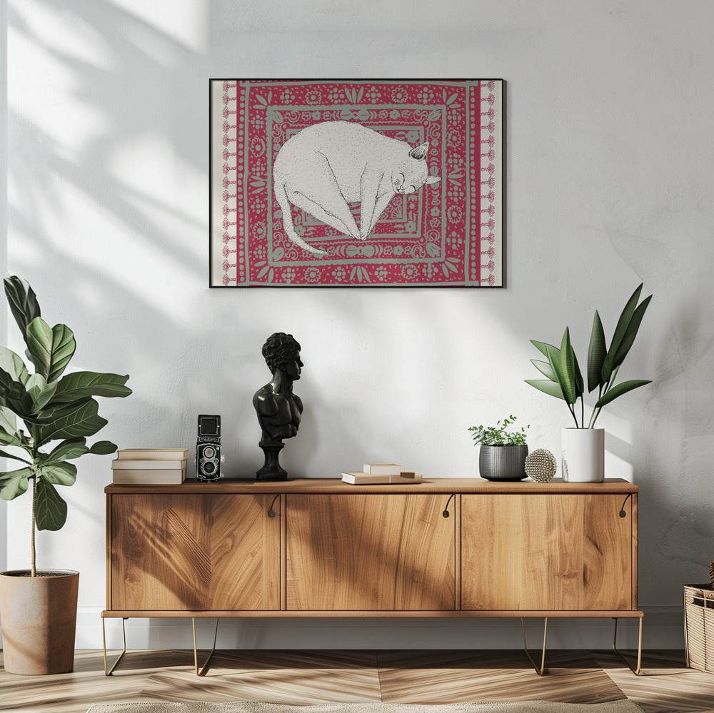Schlafende Katze VI | Poster