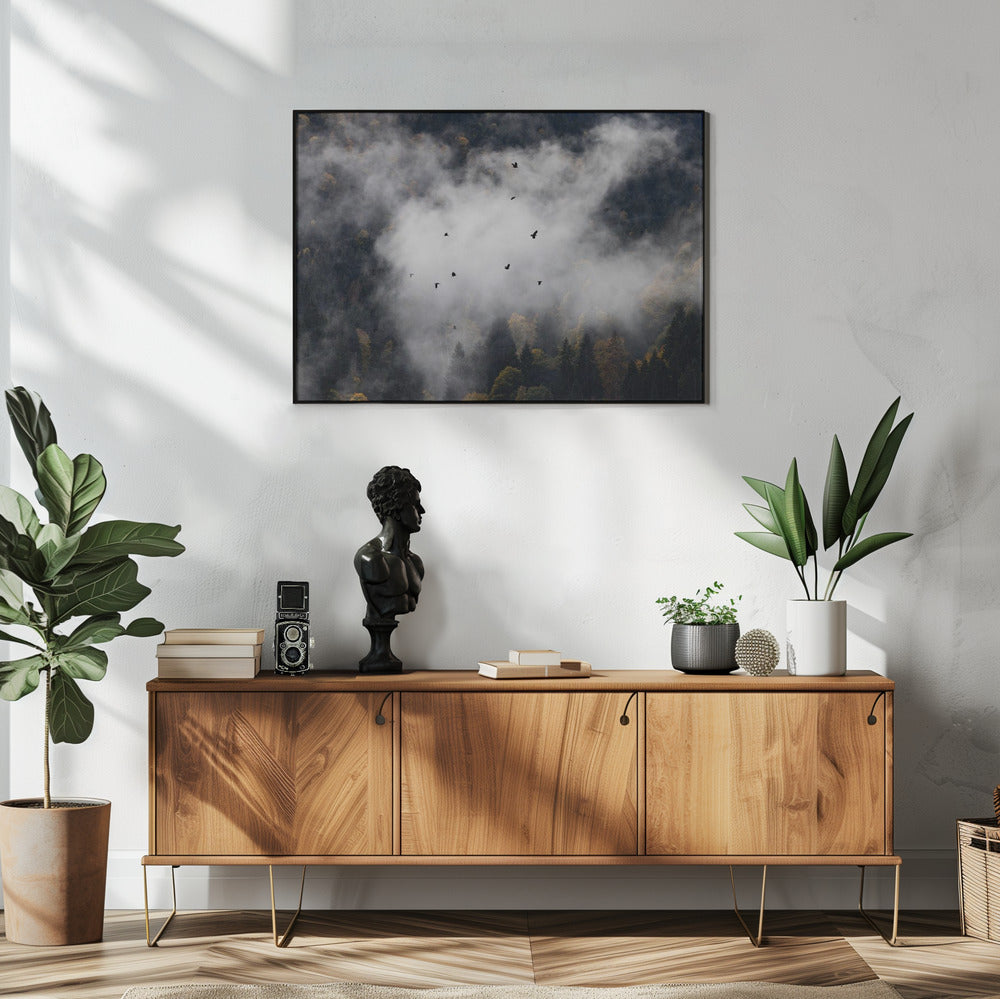 Nebliger Wald 8 | Poster