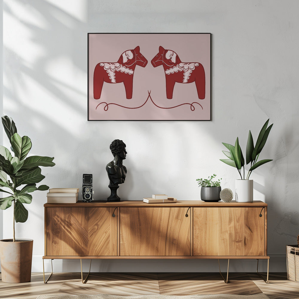 Nordic Horses Twins | Poster