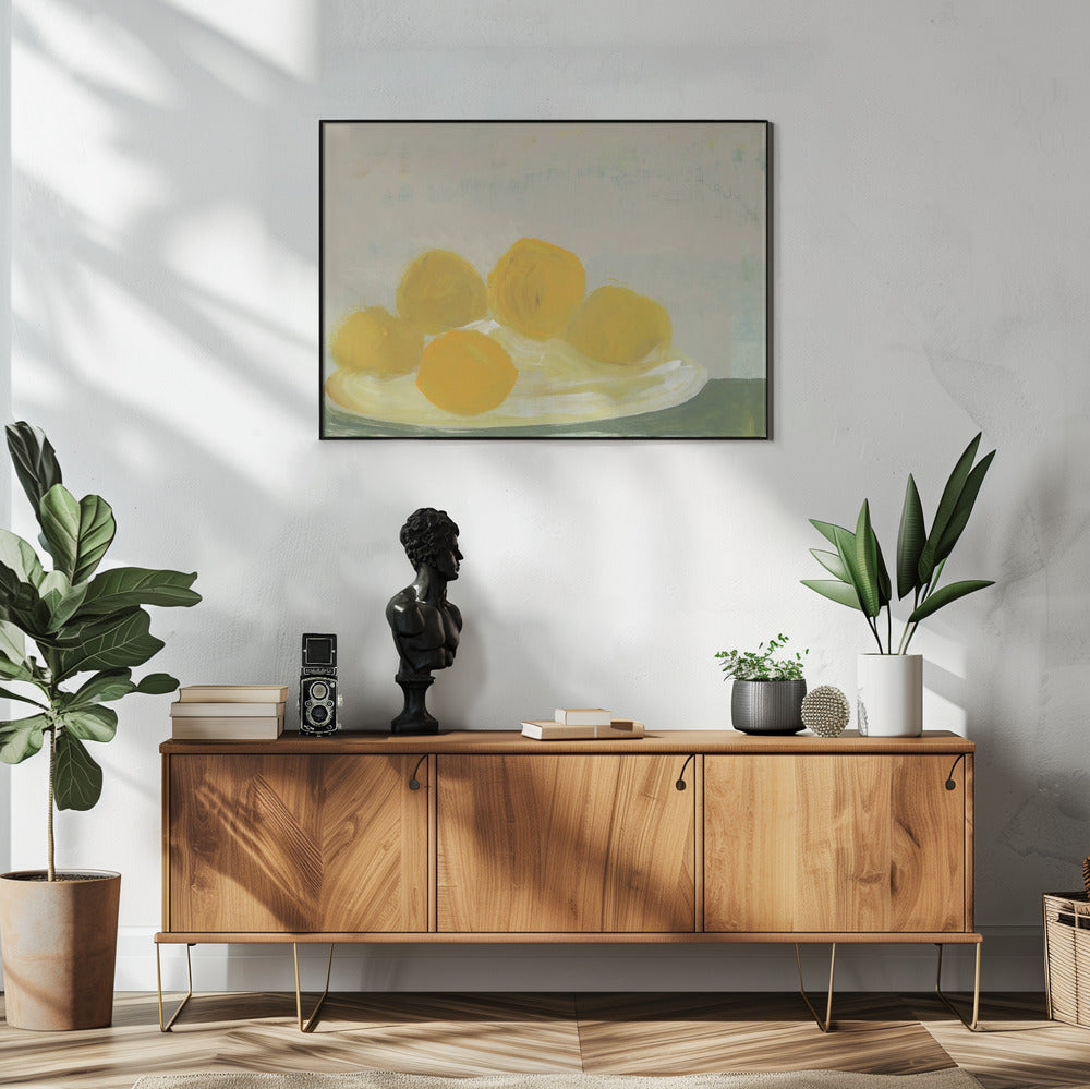Limoni sul piatto Nr. 1 | Poster
