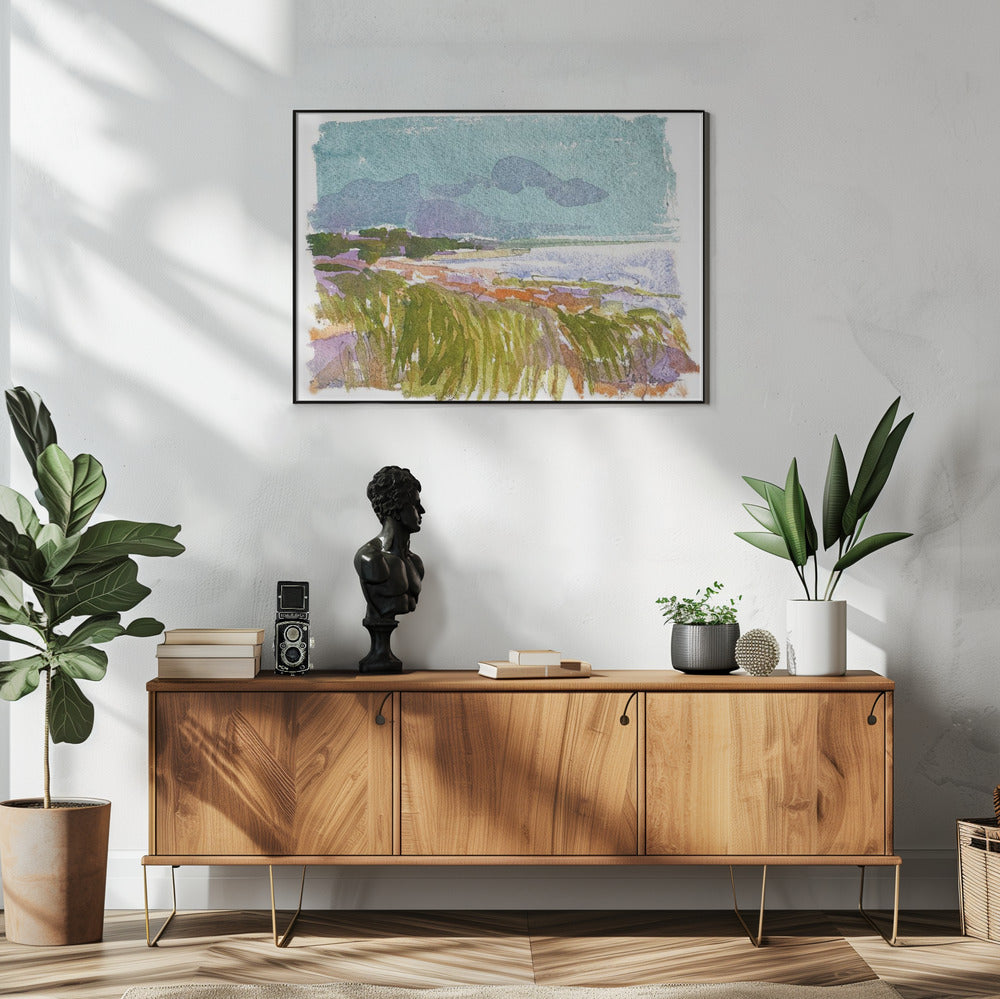 Blauer Himmel Gelassenheit | Poster