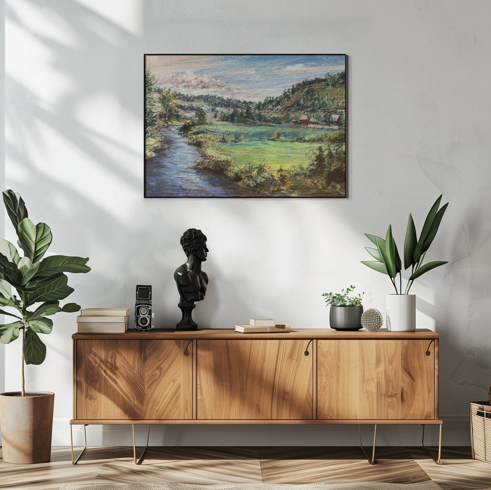 Ruhiges Flusstal | Poster