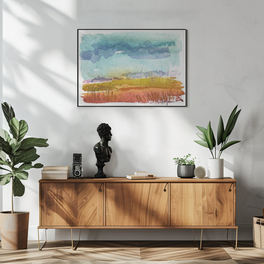 Blauer Himmel Horizont | Poster