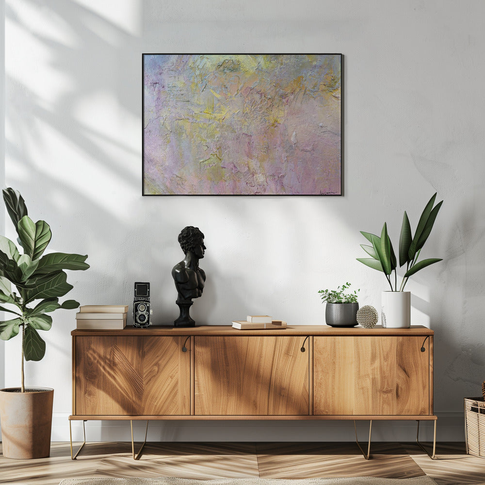 Gold and Pink Abstract | Poster