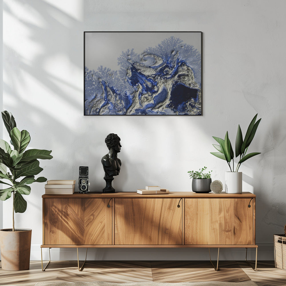 Abstracts Bestseller - Azure Escape | Poster