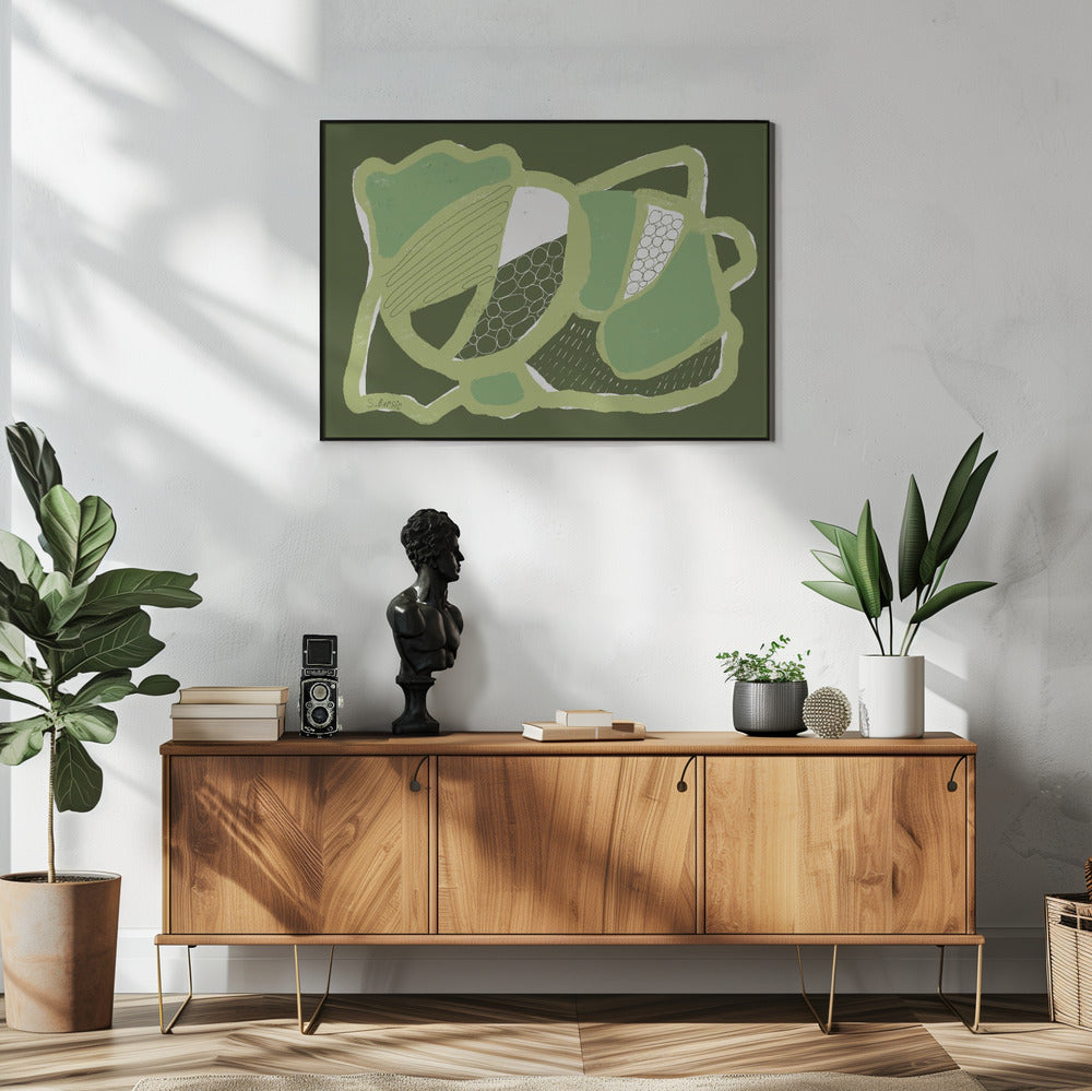 Grünes ABSTRAKT | Poster