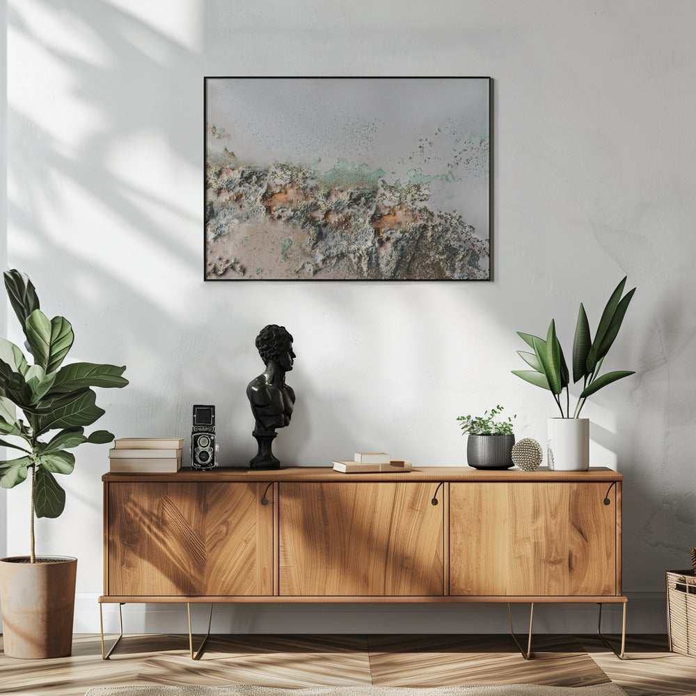 Earthly Fragments - Coastal relief art | Poster