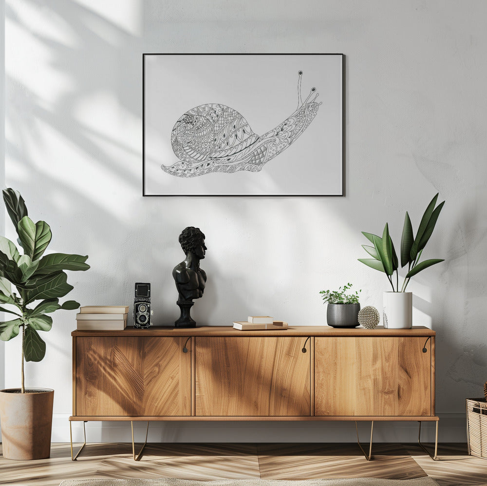 Wunderliches Schneckenlabyrinth | Poster