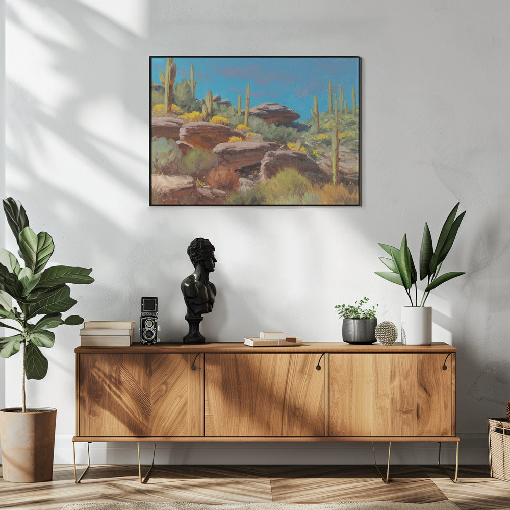 Wüstenblüte-Szene | Poster
