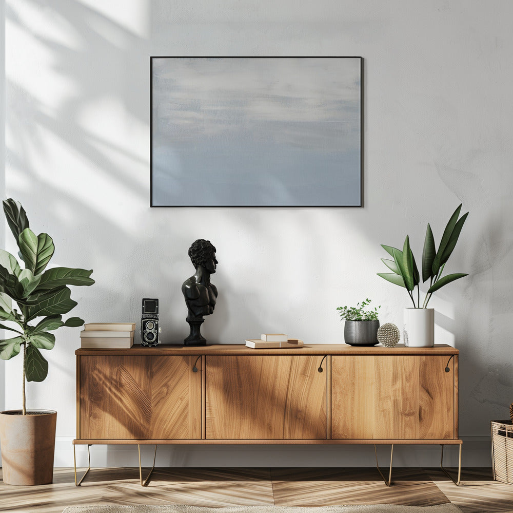 Minimalistische abstrakte Landschaft | Poster
