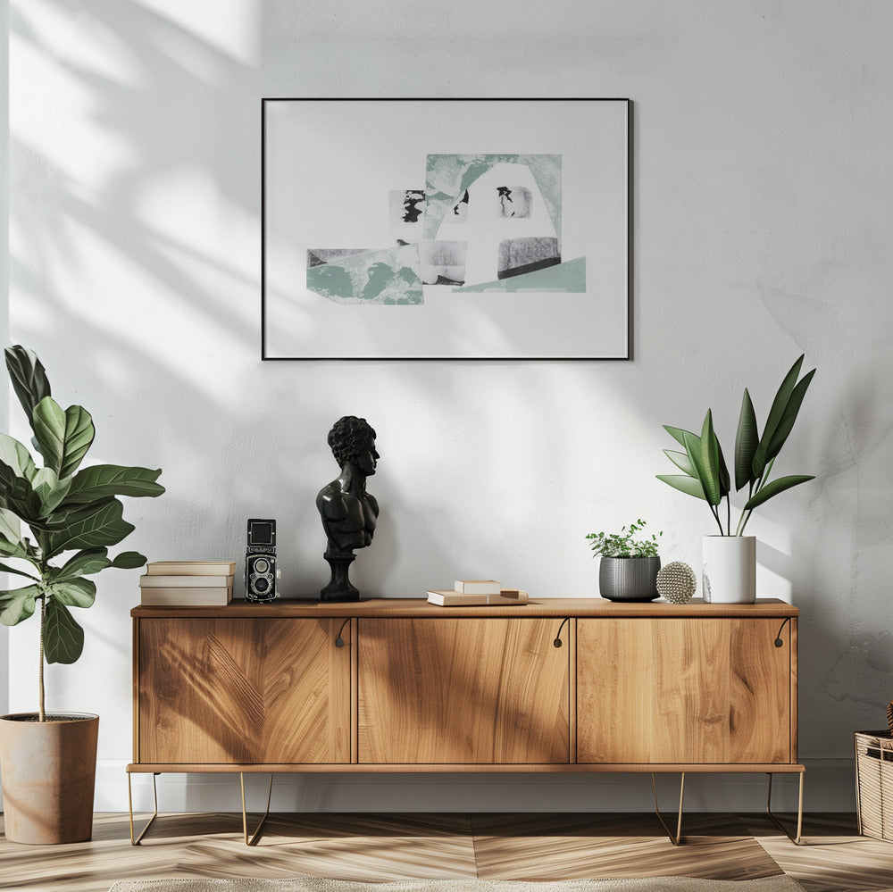 Geometrische Formen und Erdtöne | Poster