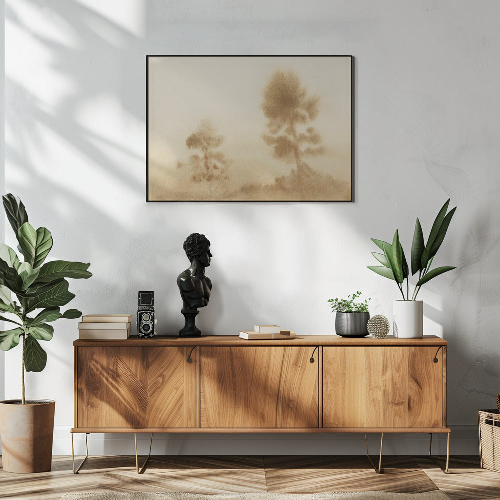 Nebelige Wiese | Poster