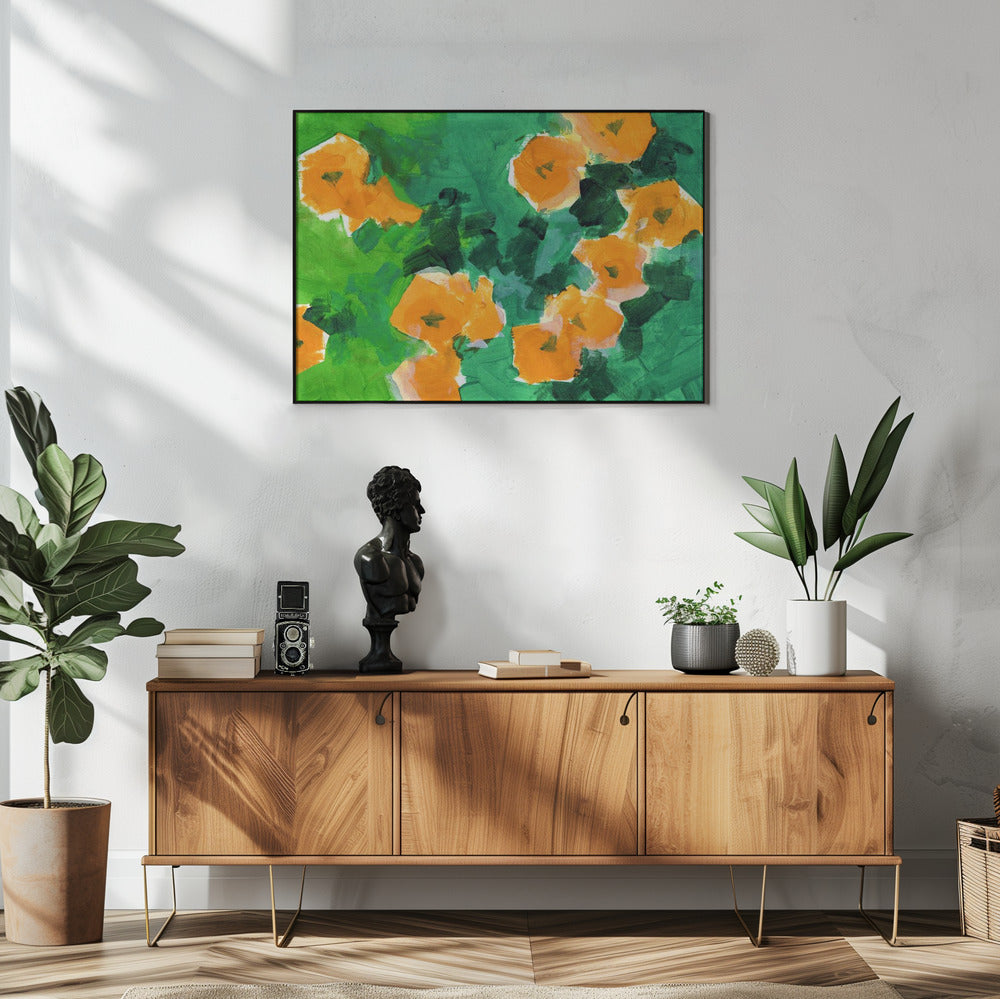 Golden Bloom Burst | Poster