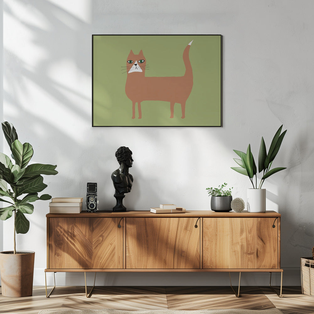 Katze Ingwer Orange | Poster
