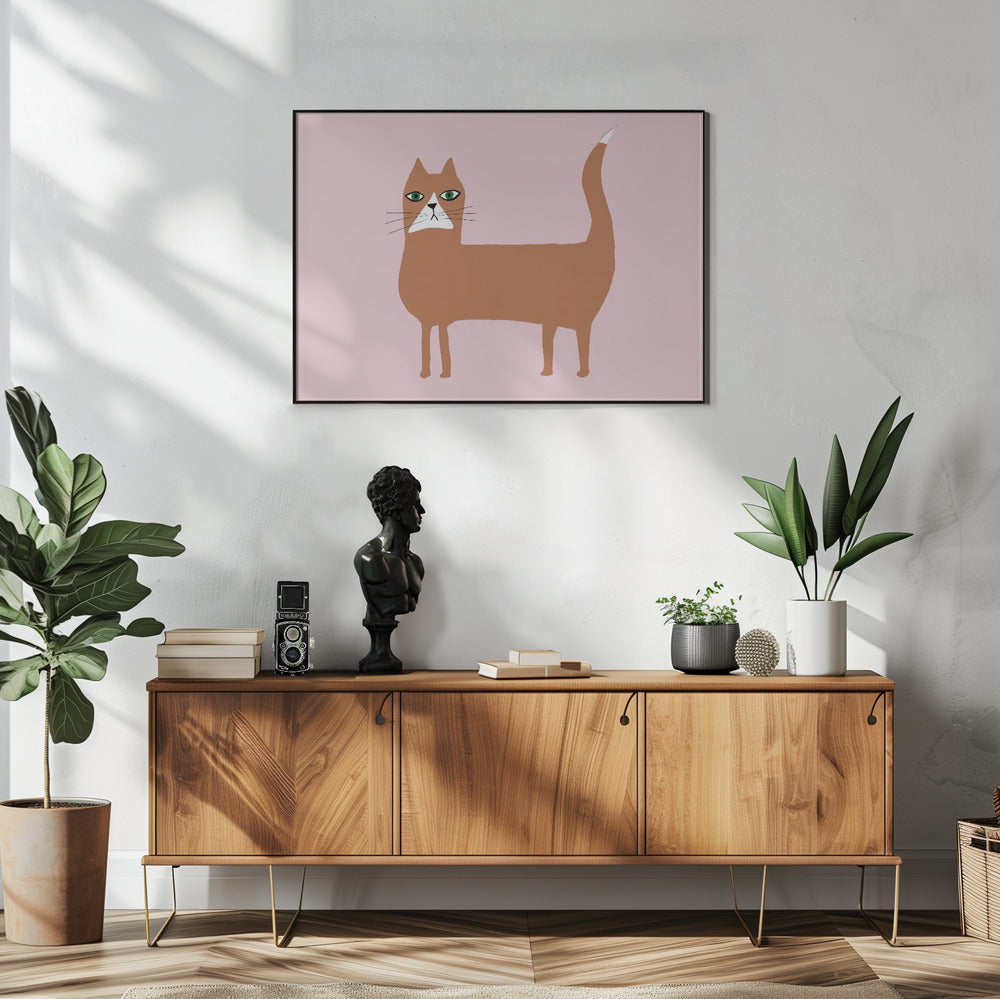Katze Ingwer Orange | Poster