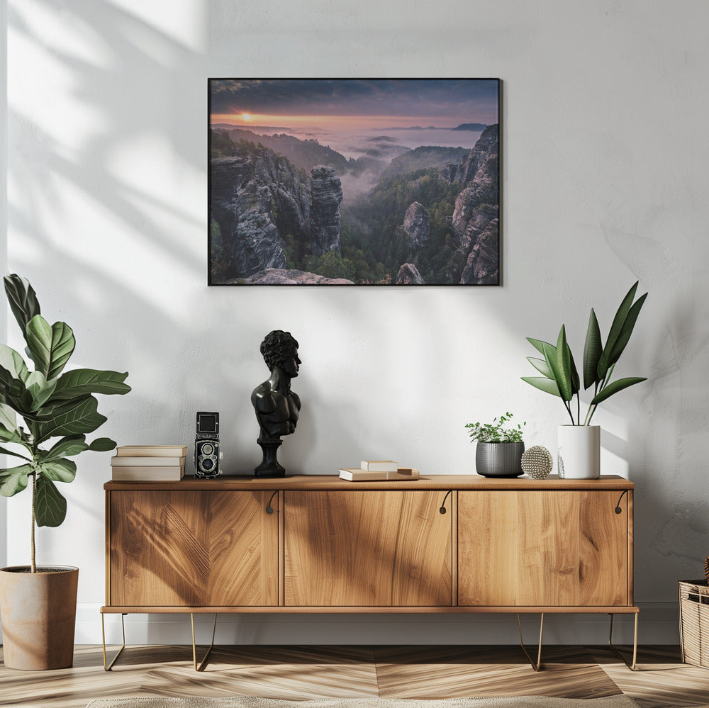 Sunrise on the Rocks | Poster