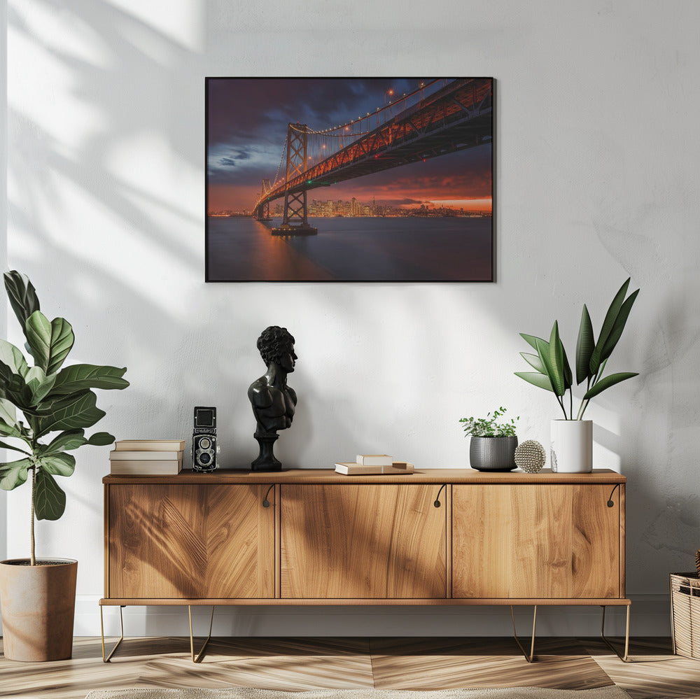 Bay Bridge at Night | Poster