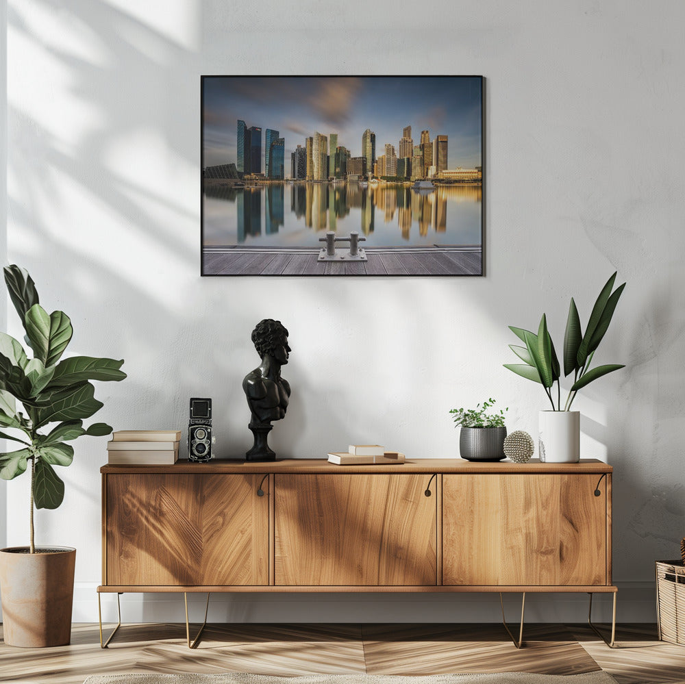 Golden Morning in SIngapore | Poster