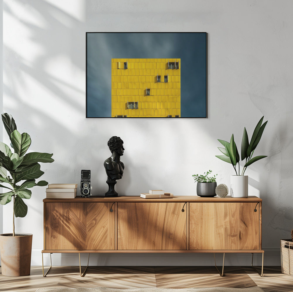 Yellow and blue | Poster