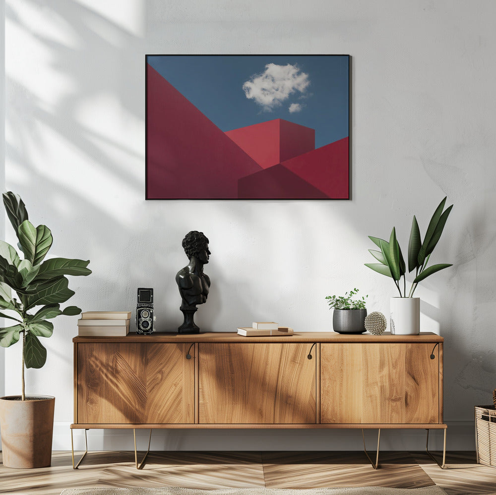 Rote Formen | Poster