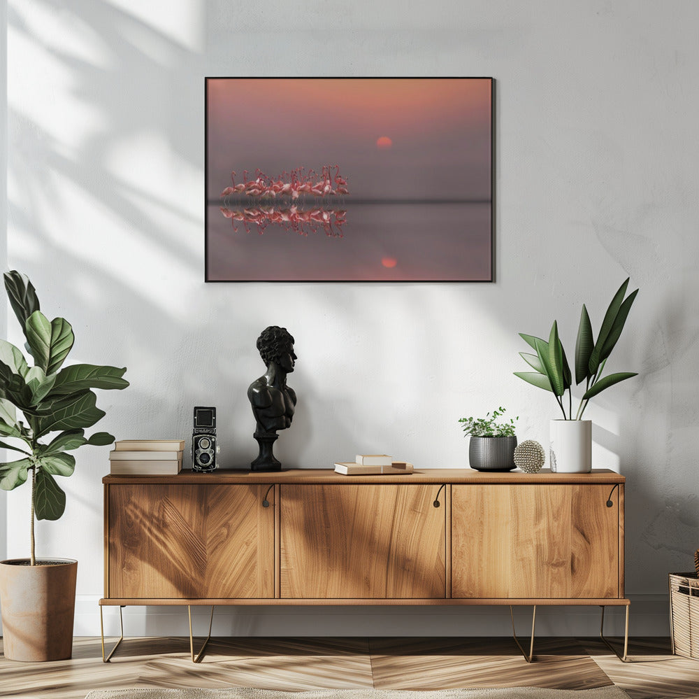 lila Sonnenuntergang | Poster
