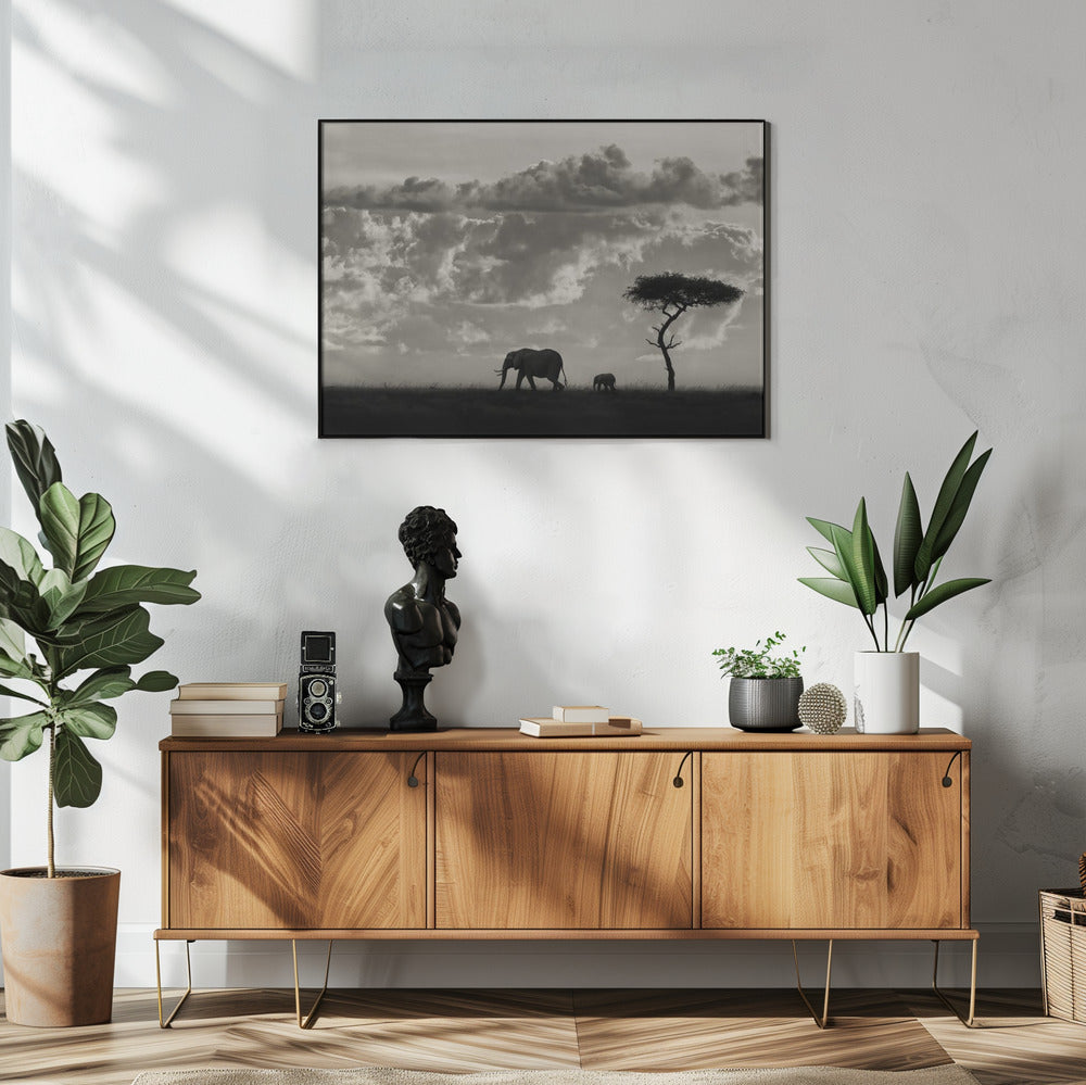 Silhouetten von Mara | Poster
