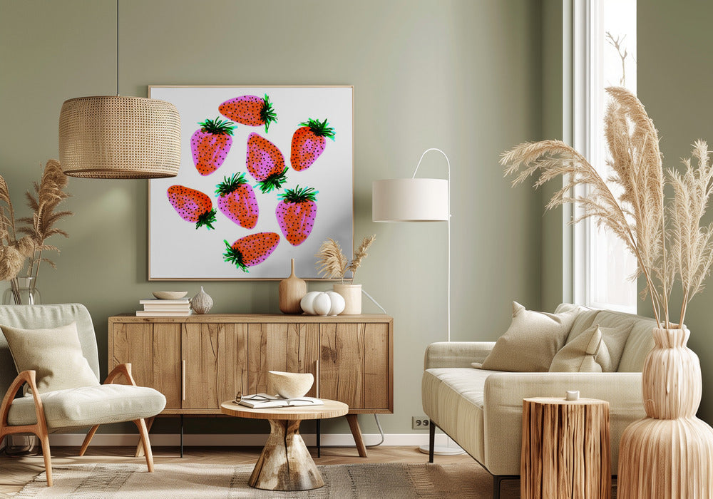 Erdbeeren 2 | Leinwand