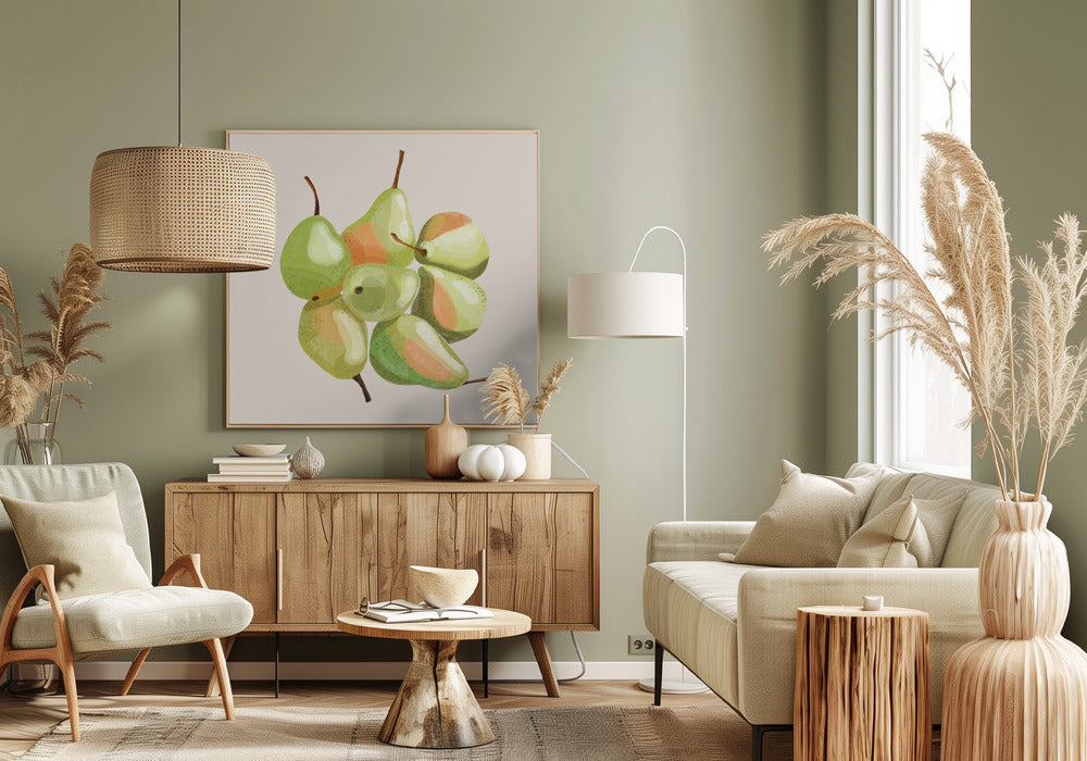 Seven pears | Canvas