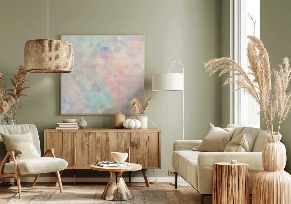 Mosaik Energiekunst (92) | Leinwand