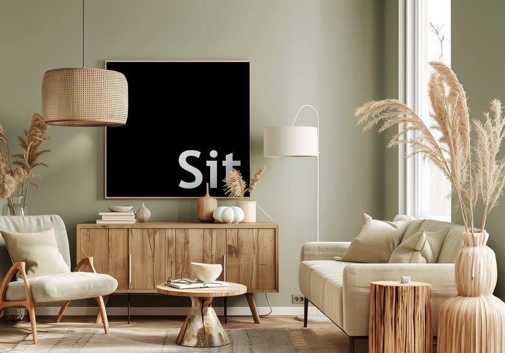 Sitzen | Leinwand