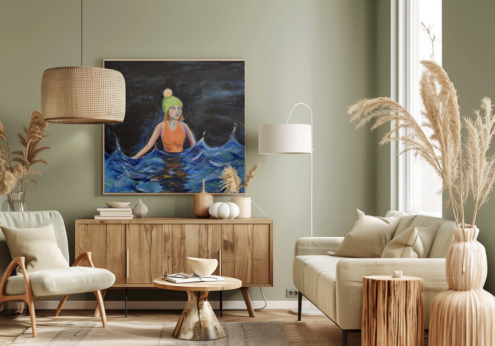 Wildes Schwimmen | Leinwand