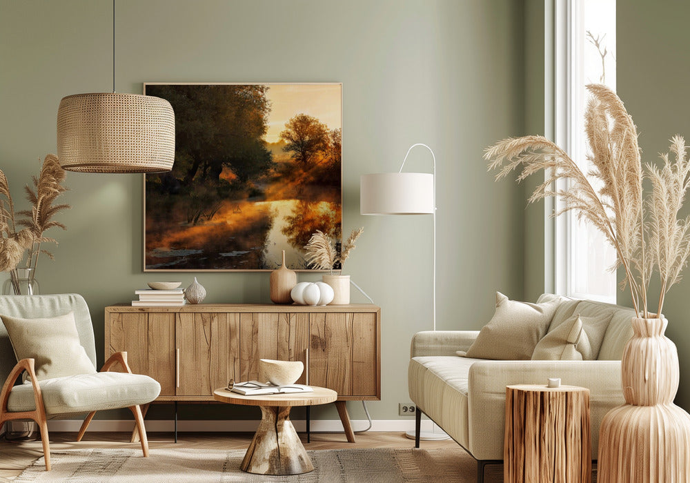 Wenn die Natur mit Licht malt I | Leinwand