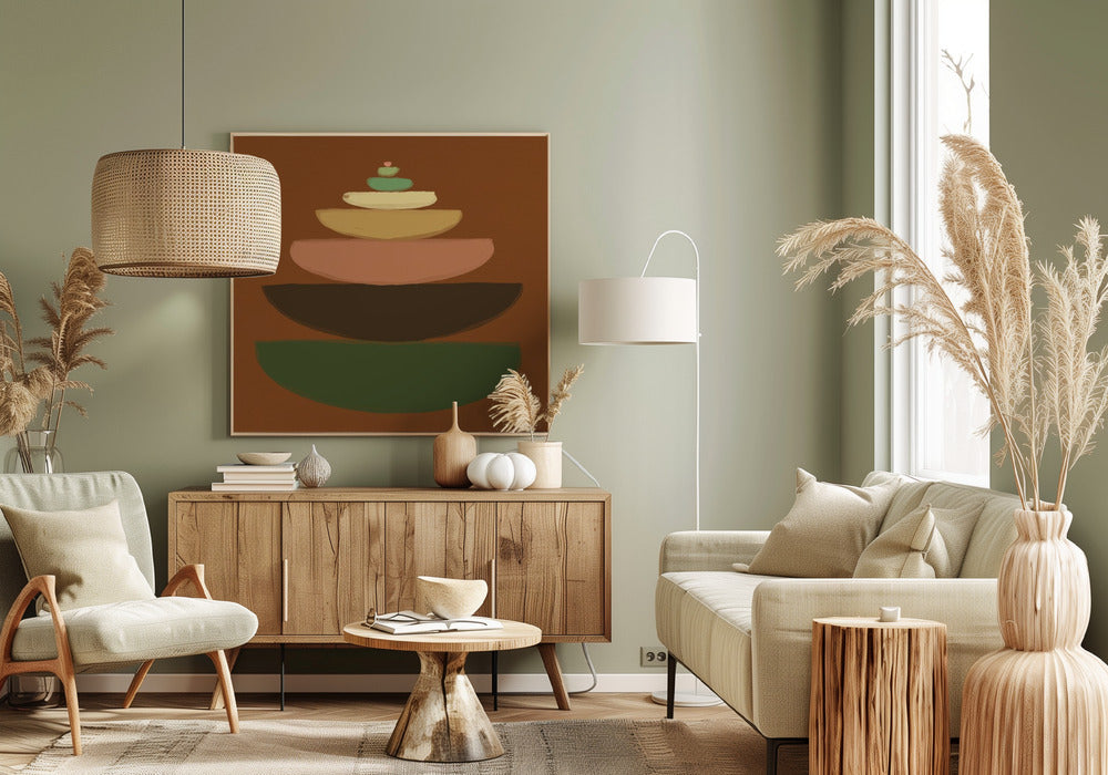 Abstract bowls | Canvas