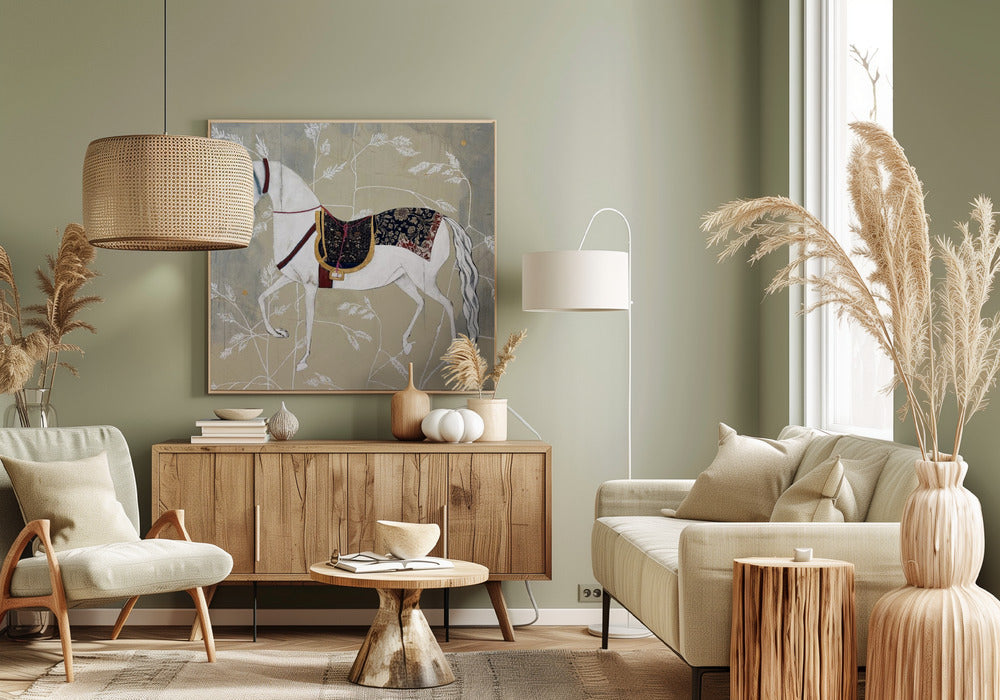 Reitsportliche Eleganz Wandteppiche der Zeit IV | Leinwand