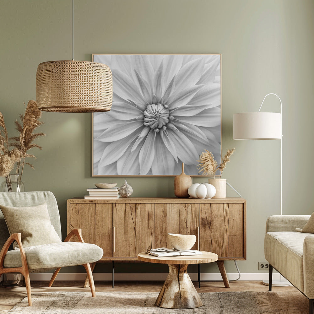 Hamari Gold in Monochrom | Leinwand