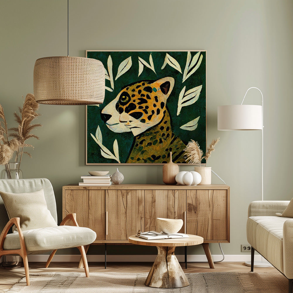 Jaguars Blick | Leinwand