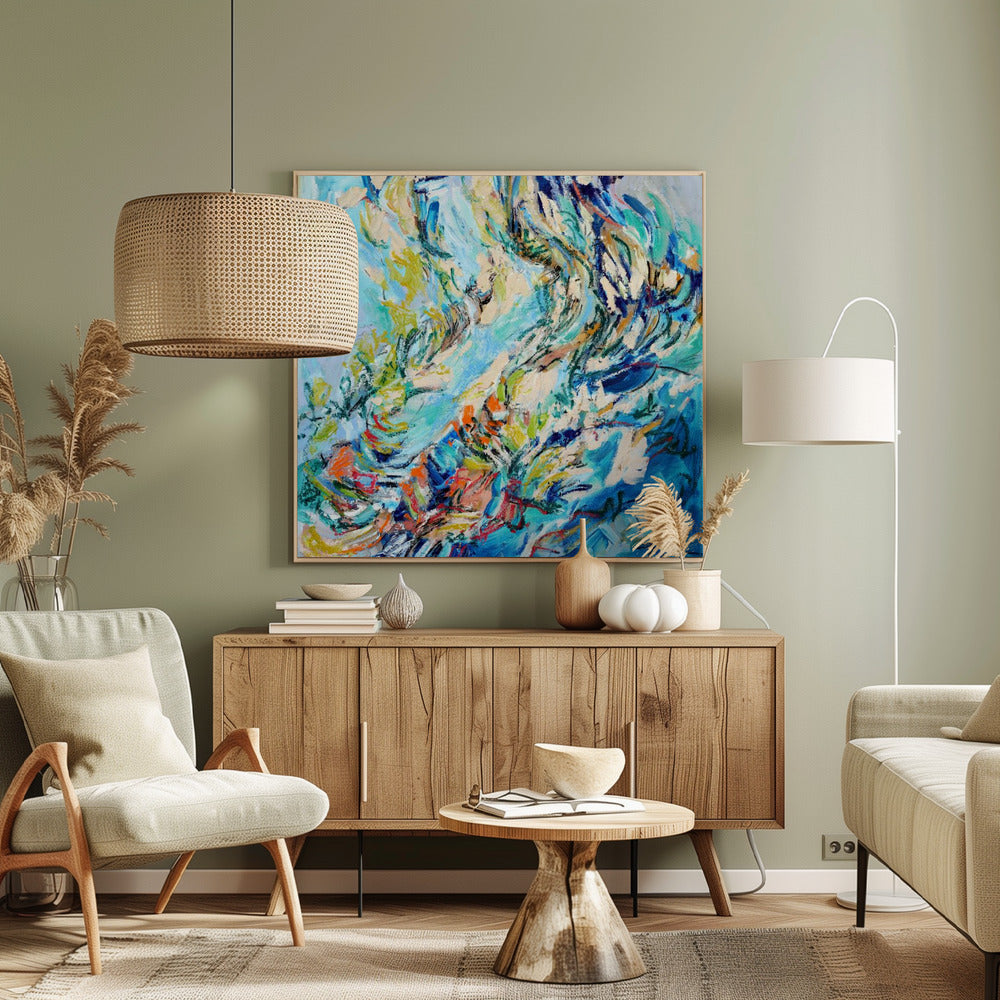 Ausbruch blühenden Lichts | Leinwand