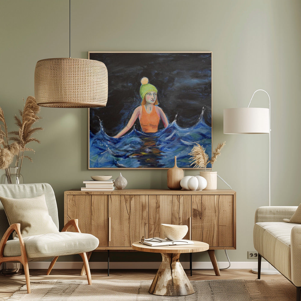 Wildes Schwimmen | Leinwand
