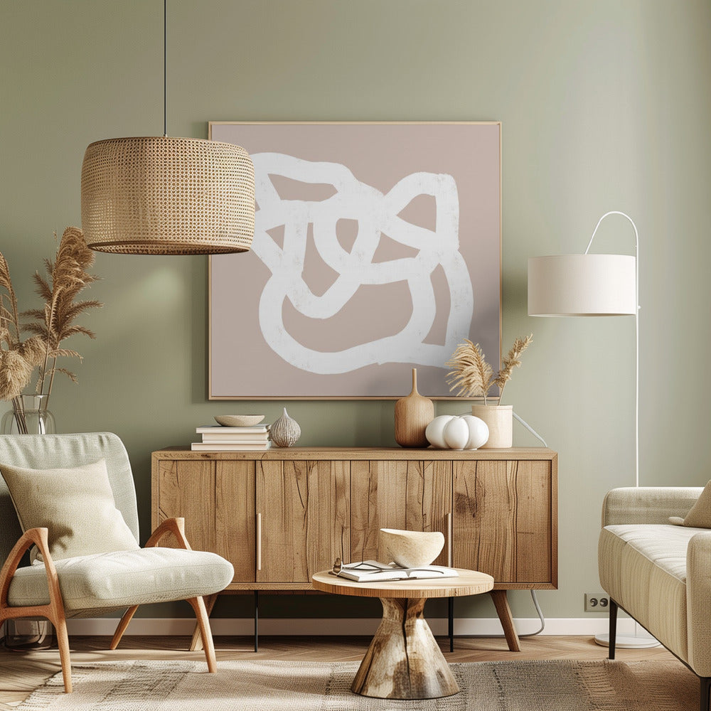 Beige abstract 3 | Canvas