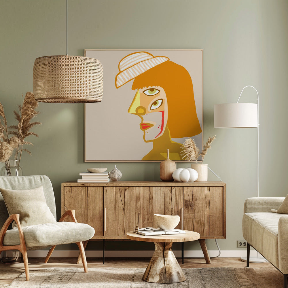 Die Goldene Dame | Leinwand