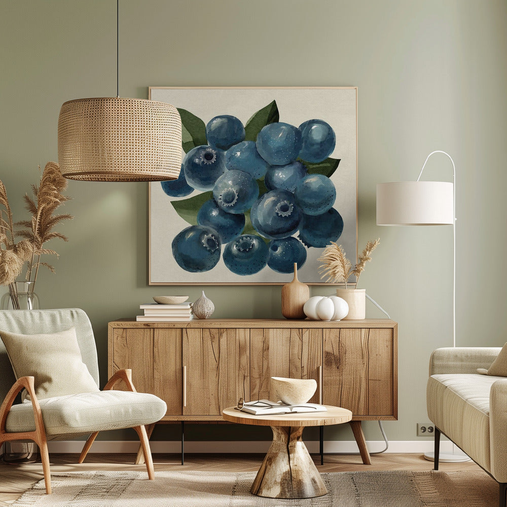 Blaubeeren | Leinwand