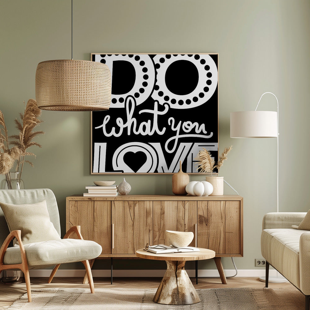 Tu, was du liebst | Leinwand