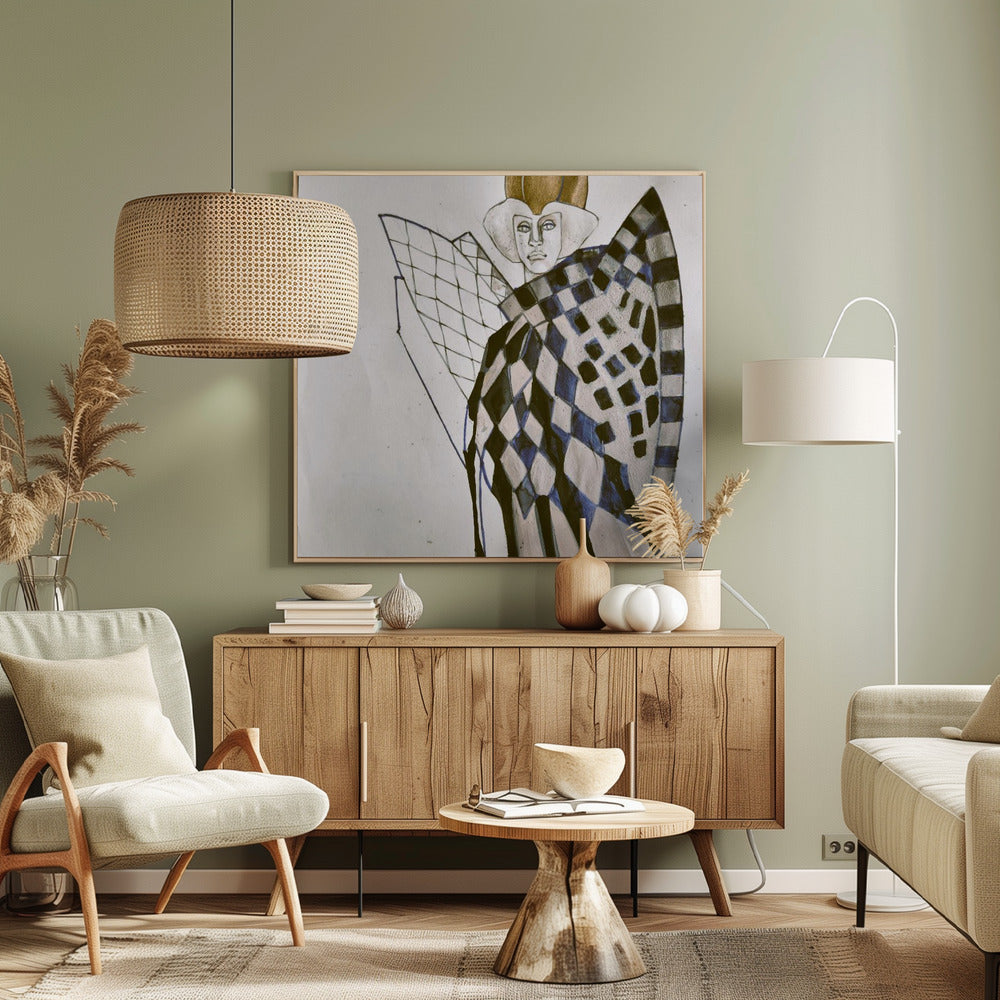 Goldener Mond | Leinwand