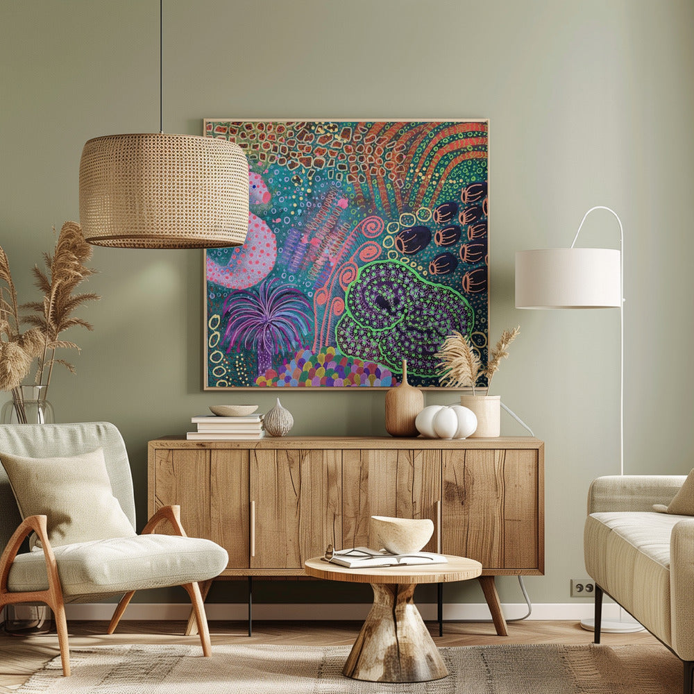 Seahorse In the Rainforest In the Sea 2 | Canvas