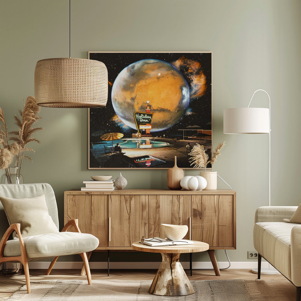 Das Weltraumhotel | Leinwand
