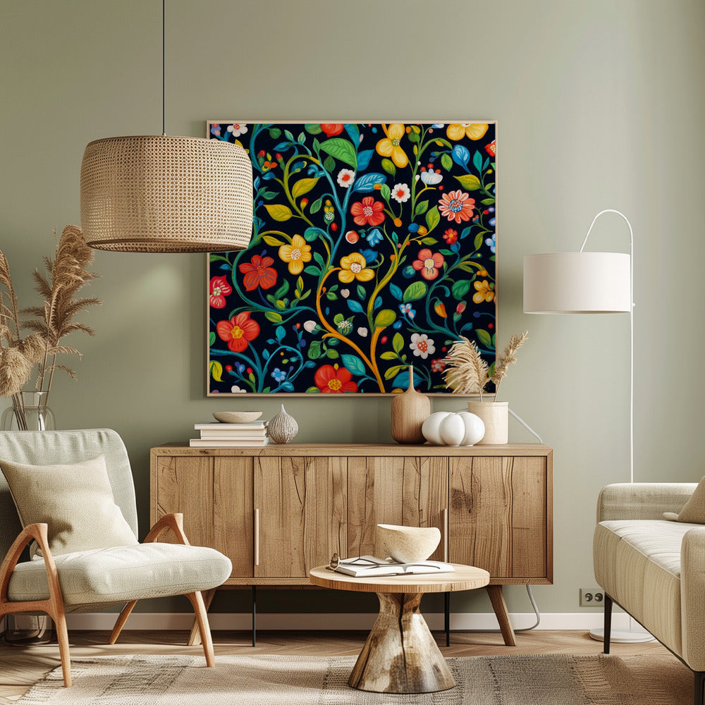 Blüten in voller Blüte | Leinwand