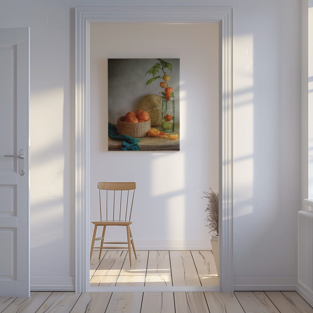 Stillleben mit Clementinen | Leinwand