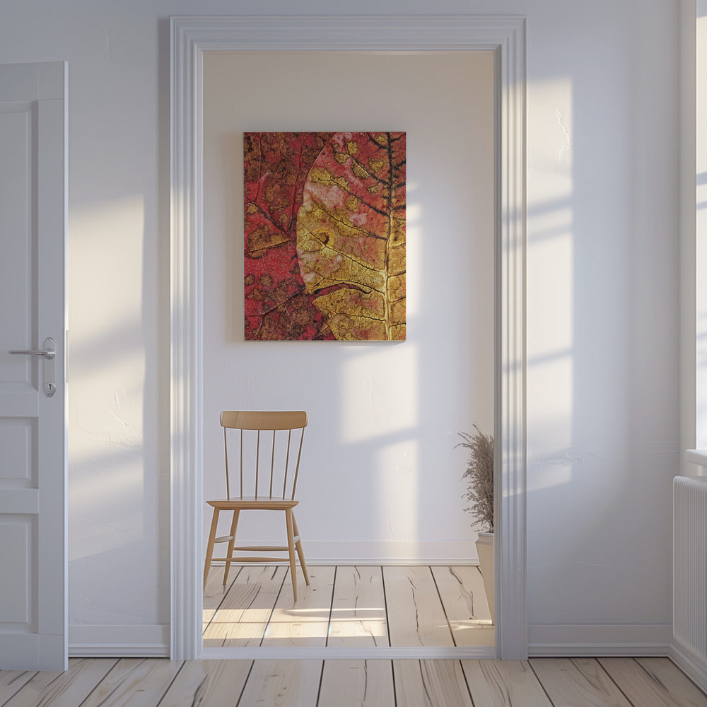 Sterbendes Blatt | Leinwand