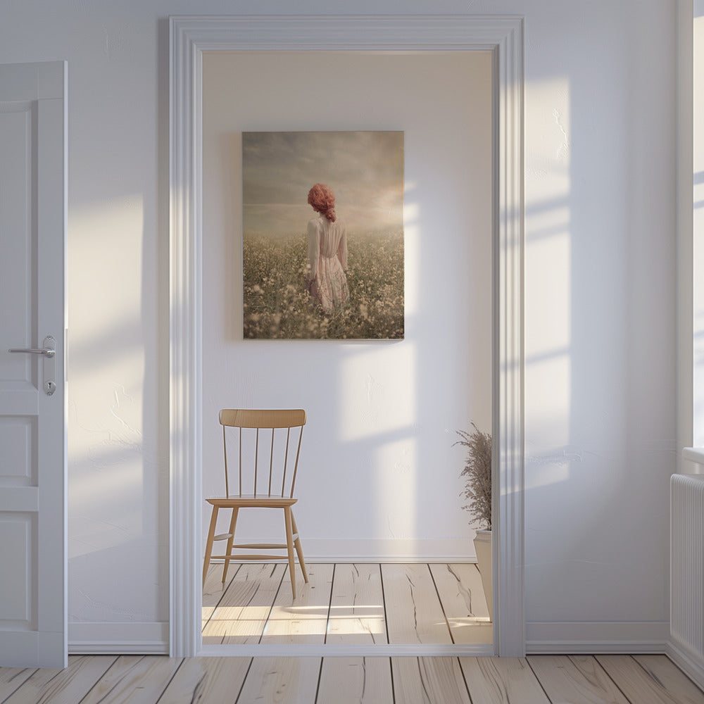 Feld in Pastell | Leinwand