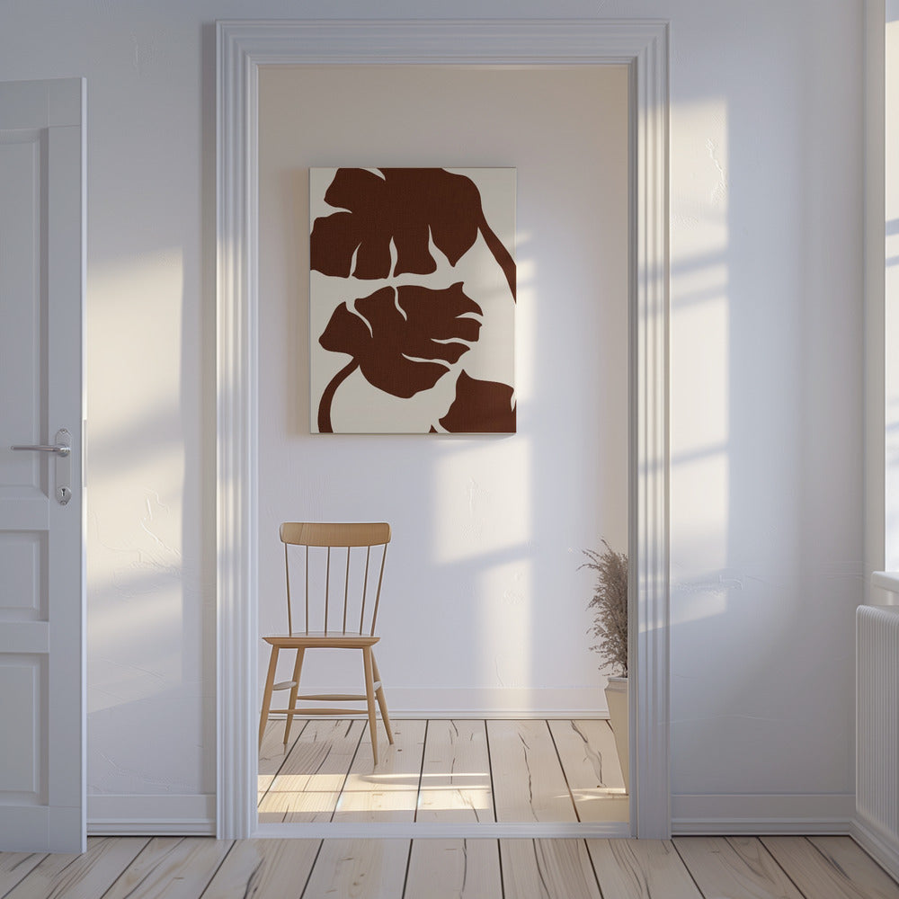 Monstera Canvas Brown | Canvas
